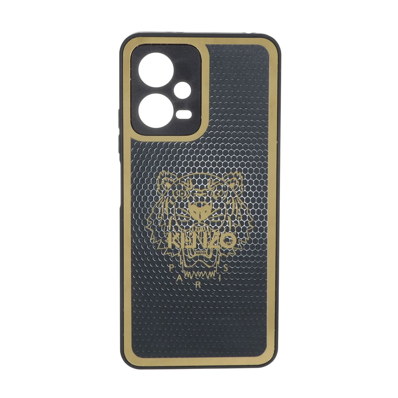 قاب طرح ببر کنزو لاکچری دور طلایی مناسب برای شیائومی ردمی نوت ۱۲ 5G و پوکو X5 5G