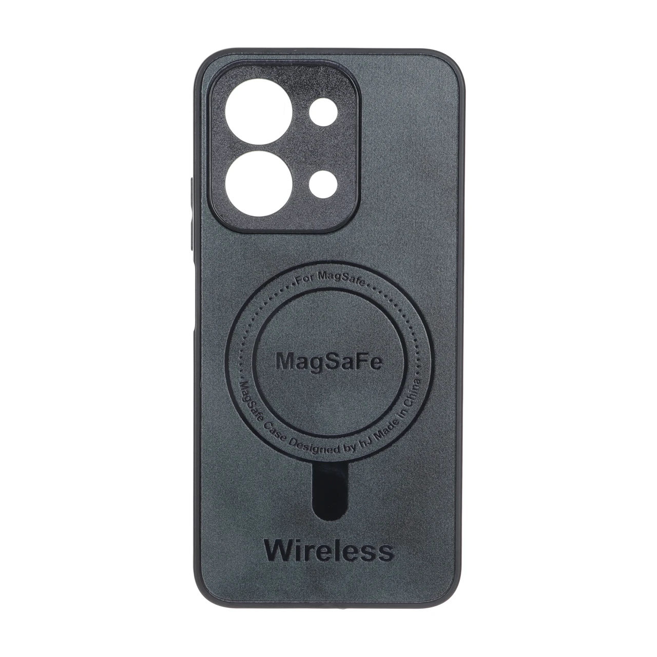 قاب Wireless طرح مگ سیف محافظ لنز برجسته مناسب برای شیائومی ردمی 15 سی / پوکو سی 85 سبز تیره