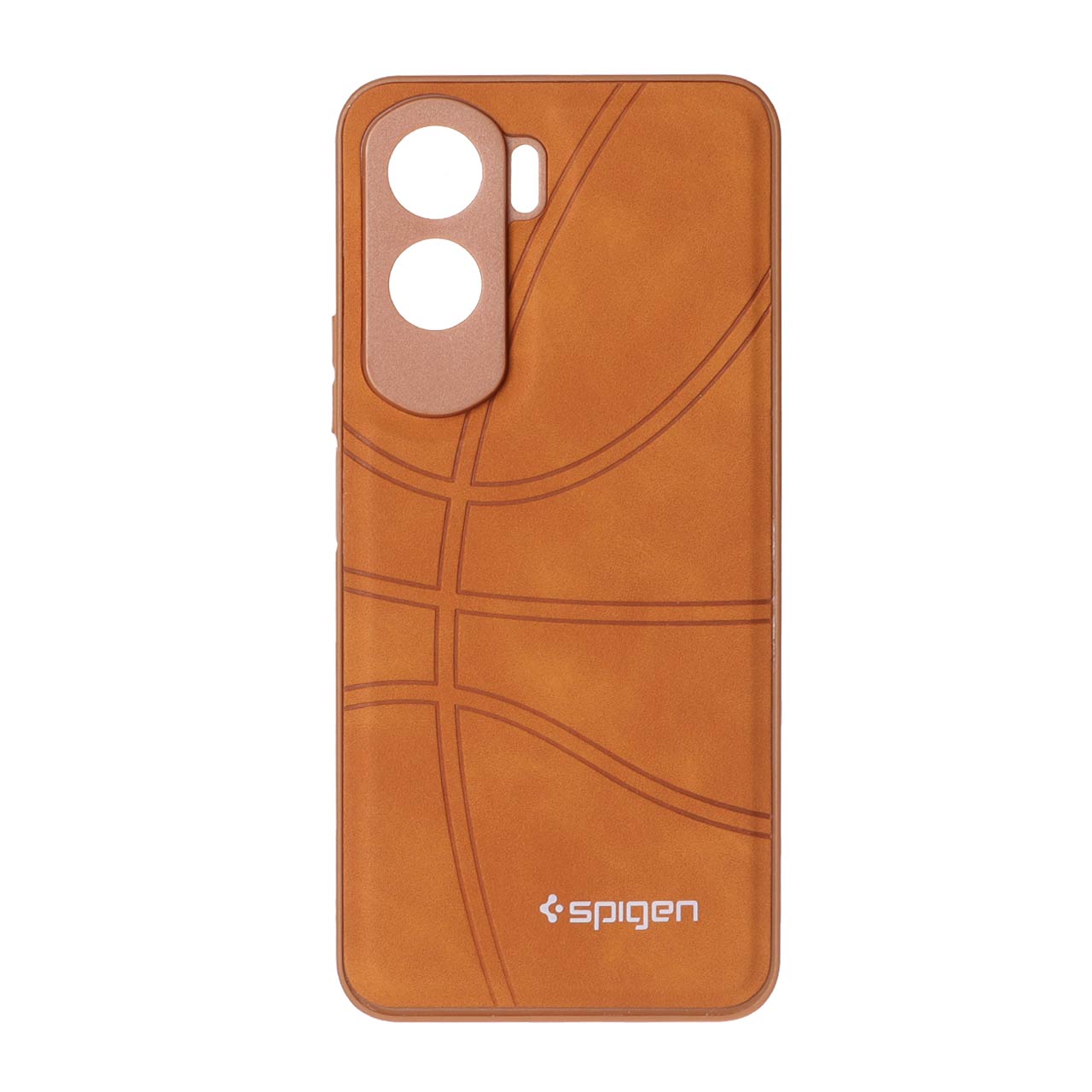 قاب طرح جیر Spigen بسکتبالی عسلی مناسب برای Honor 90 Lite