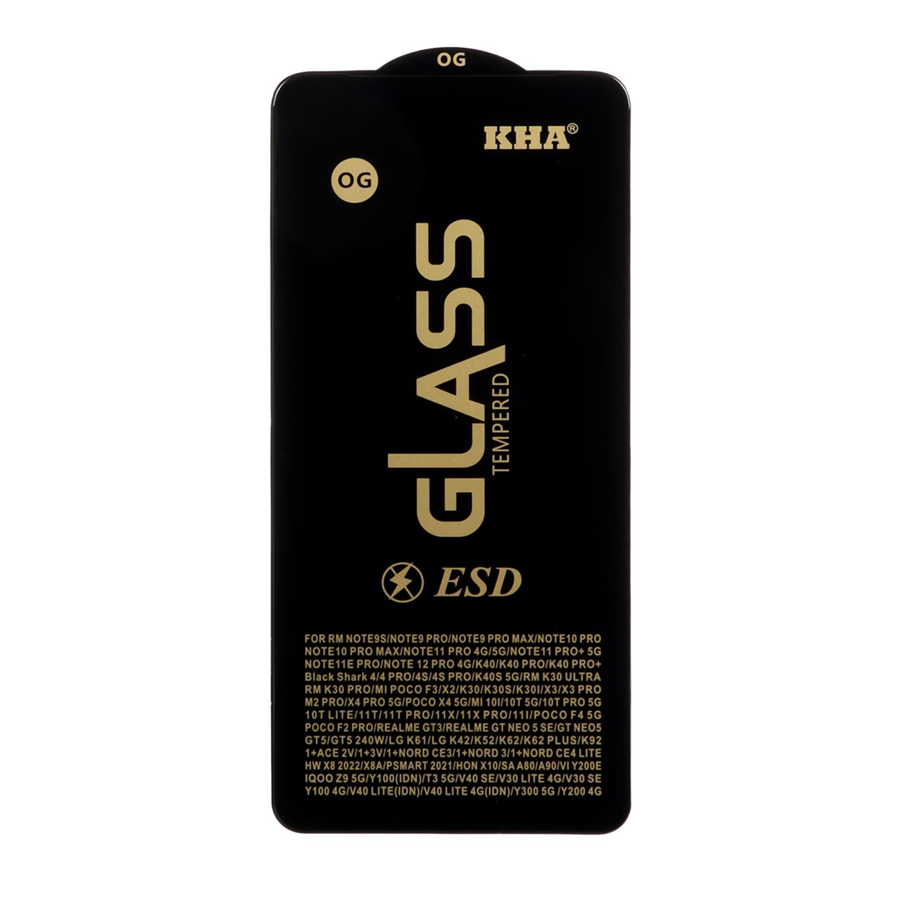 محافظ صفحه نمایش شیشه ای درجه یک Full Cover OG - ESD KHA مناسب برای شیائومی پوکو X3 و مدل های مشابه