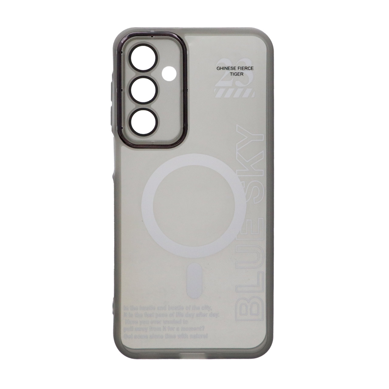 قاب Diamond Space طرح مگ سیف لنز گلس دار Samsung Galaxy A16 - مشکی - MPS