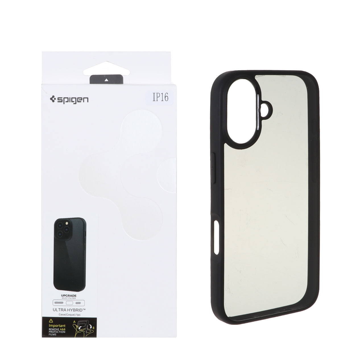 قاب اورجینال Spigen مدل Ultra Hybrid با توری اسپیکر فلزی مناسب برای آیفون 16