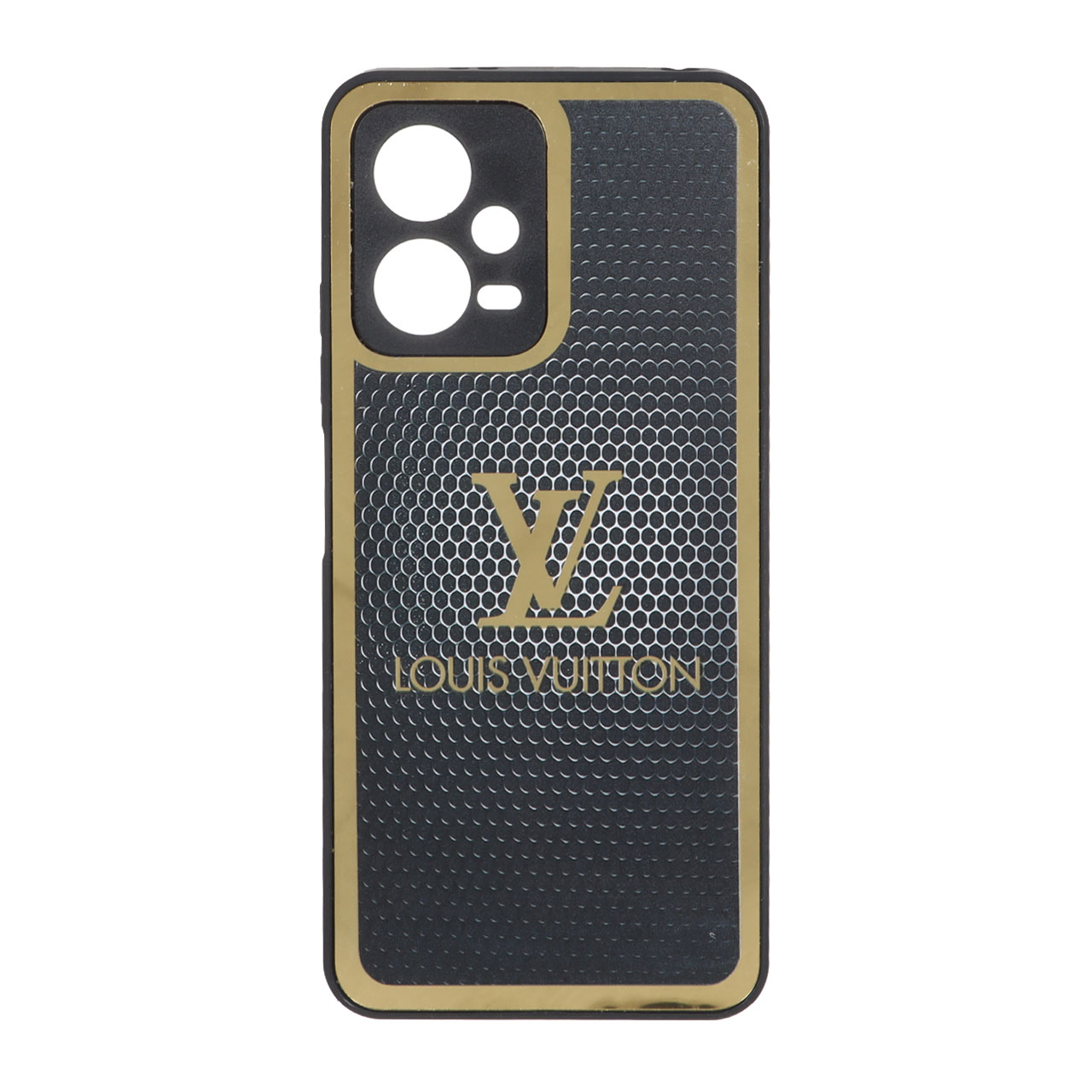 قاب طرح LV لاکچری دور طلایی مناسب برای شیائومی ردمی نوت ۱۲ 5G و پوکو ایکس ۵ 5G
