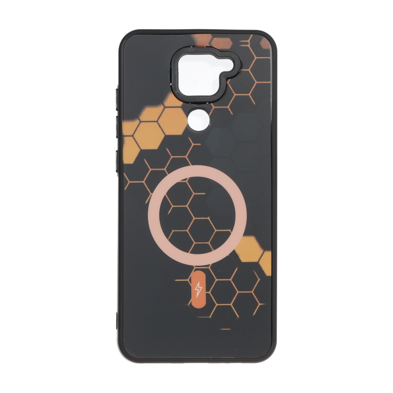 قاب طرح Hexagon مگ سیف نارنجی مناسب برای شیائومی ردمی نوت ۹ / ردمی ۱۰ ایکس 5G / ردمی ۱۰ ایکس پرو 5G