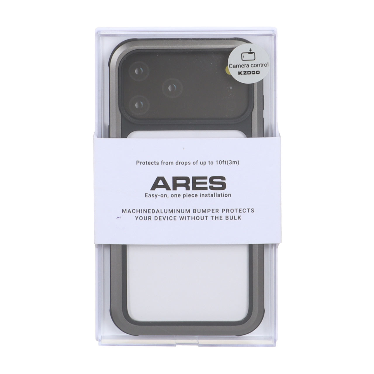 قاب KDoo ARES مدل تیتانیوم خاکستری مناسب برای آیفون 17 پرو مکس