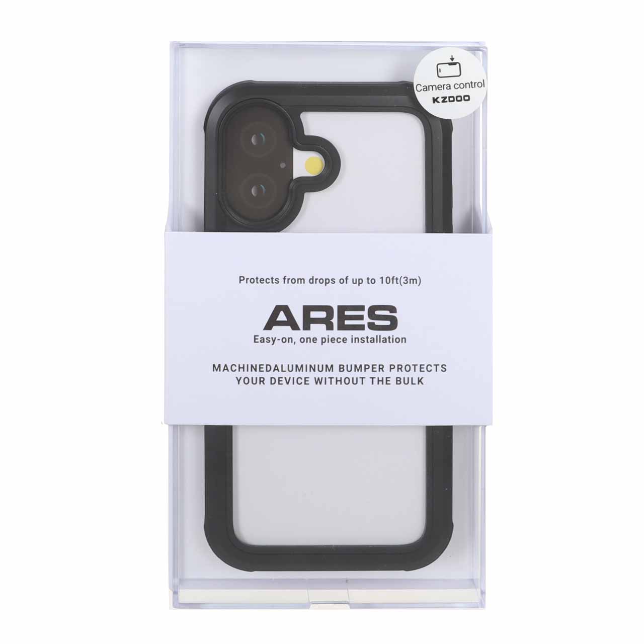 قاب بامپر Original KDoo ARES مشکی مناسب برای آیفون 17