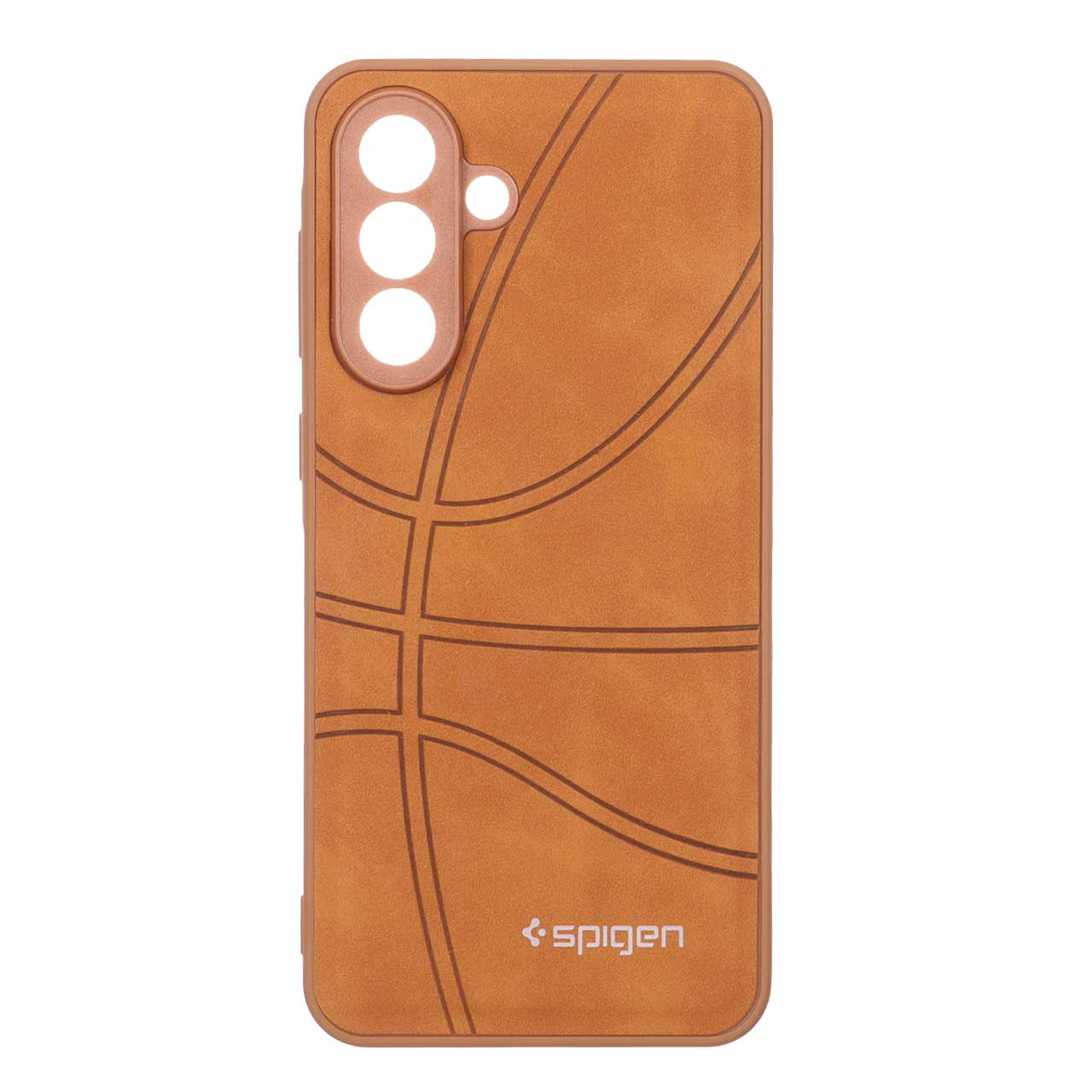 قاب طرح جیر Spigen بسکتبالی عسلی مناسب برای سامسونگ گلکسی A56 / A36