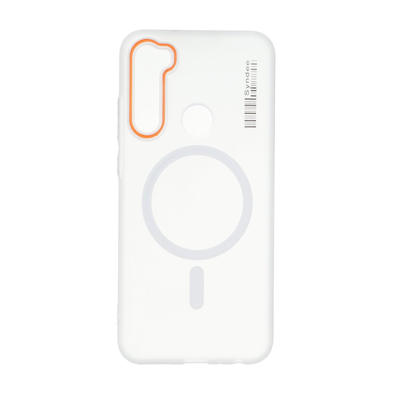 قاب Syndee پشت سخت مات MagSafe سفید مناسب برای شیائومی ردمی نوت 8