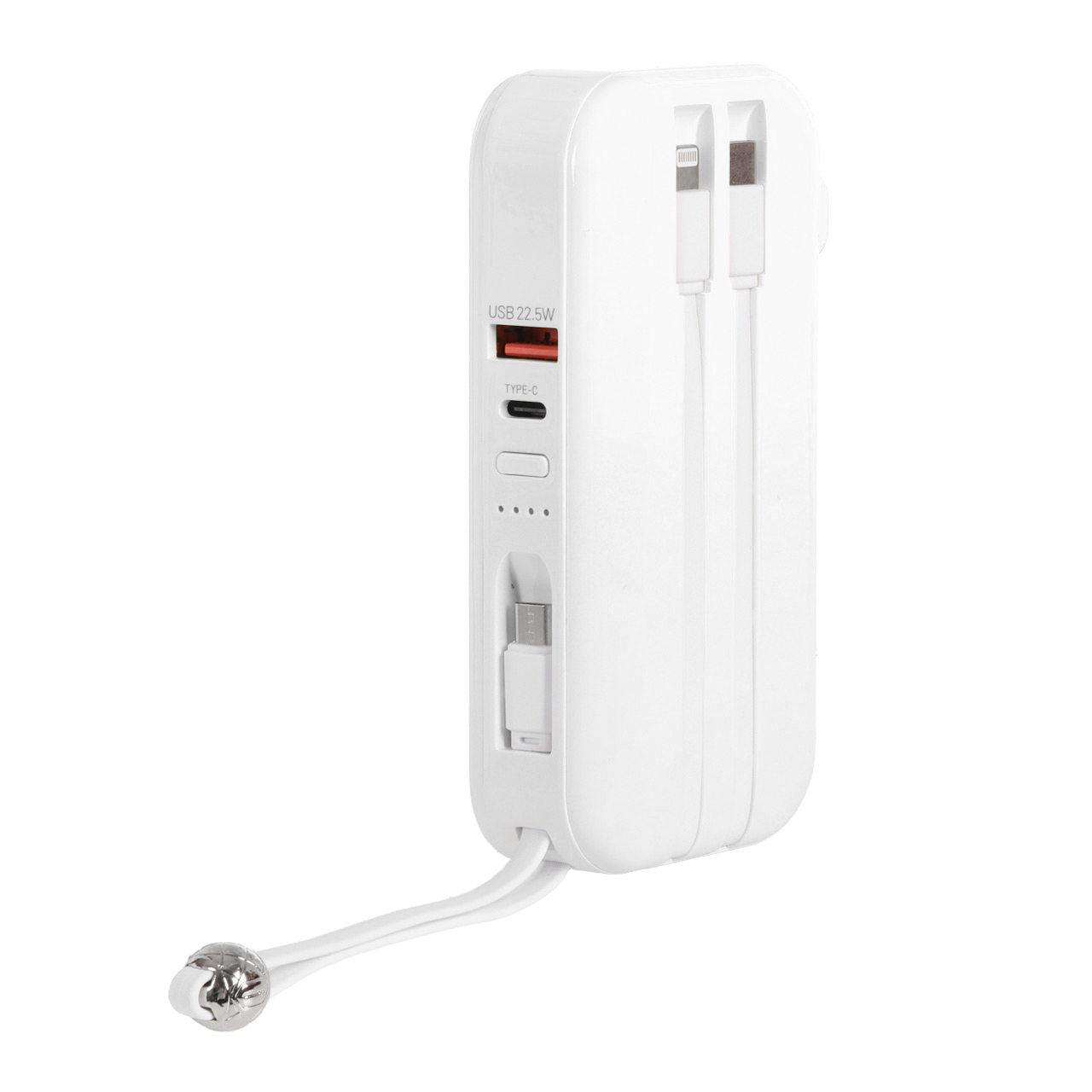 پاوربانک 22.5 وات (PD و فست شارژ) Wiwu 10000mAh مدل JC-23 - سفید
