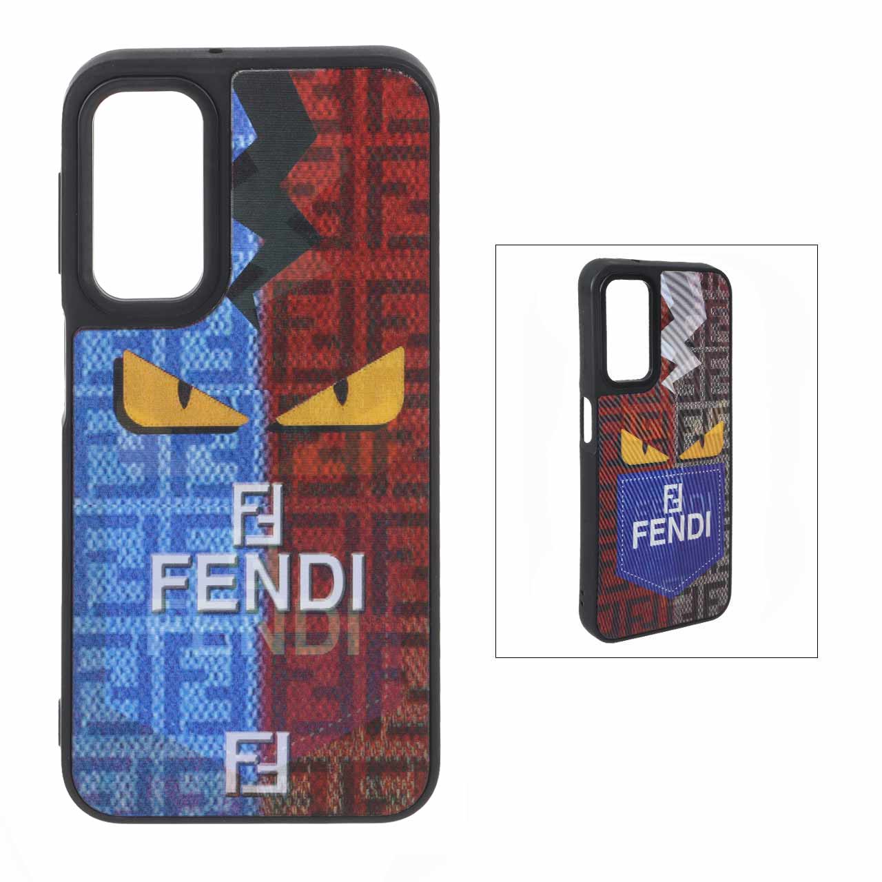قاب طرح هیولای Fendi هولوگرافیک 3D مناسب برای سامسونگ گلکسی A24