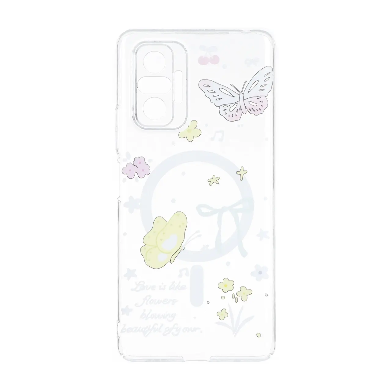 قاب Cute کریستالی طرح مگ سیف محافظ لنزدار Xiaomi Redmi Note 10 Pro 4G / Redmi Note 10 Pro Max - کد 17