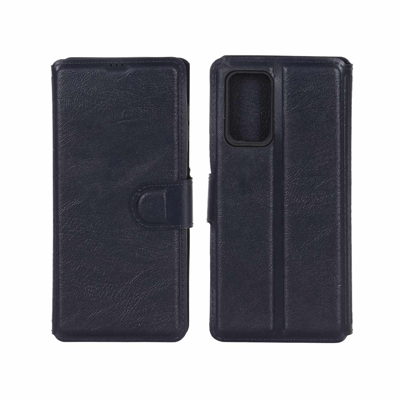 کیف موبایل چرمی مگنتی Samsung Galaxy A13 4G / A13 5G / A04s / M13 4G / F13 - سرمه ای