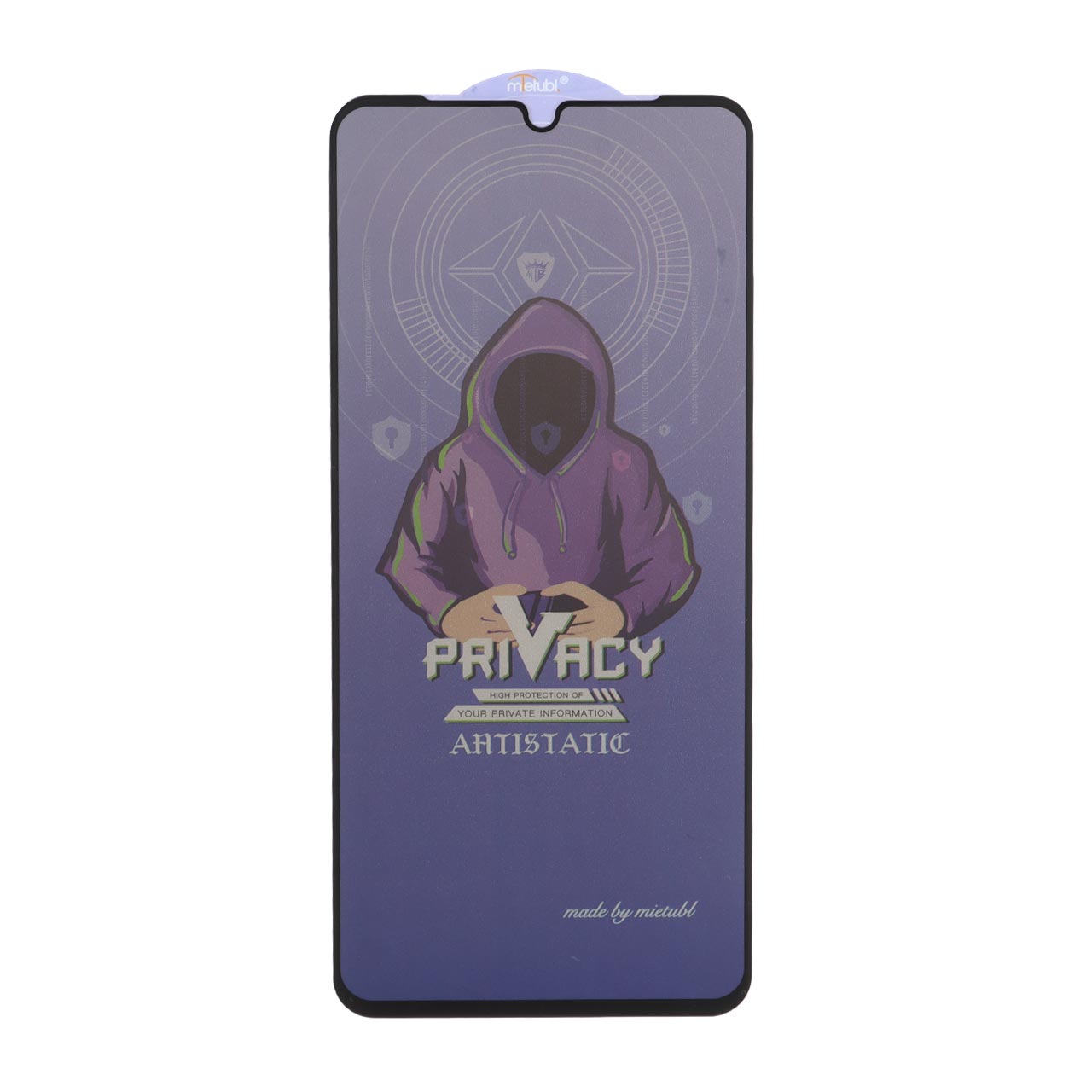محافظ صفحه نمایش شیشه ای Mietubl Anti Static Privacy مناسب برای Xiaomi Redmi 14C و مدل های مشابه