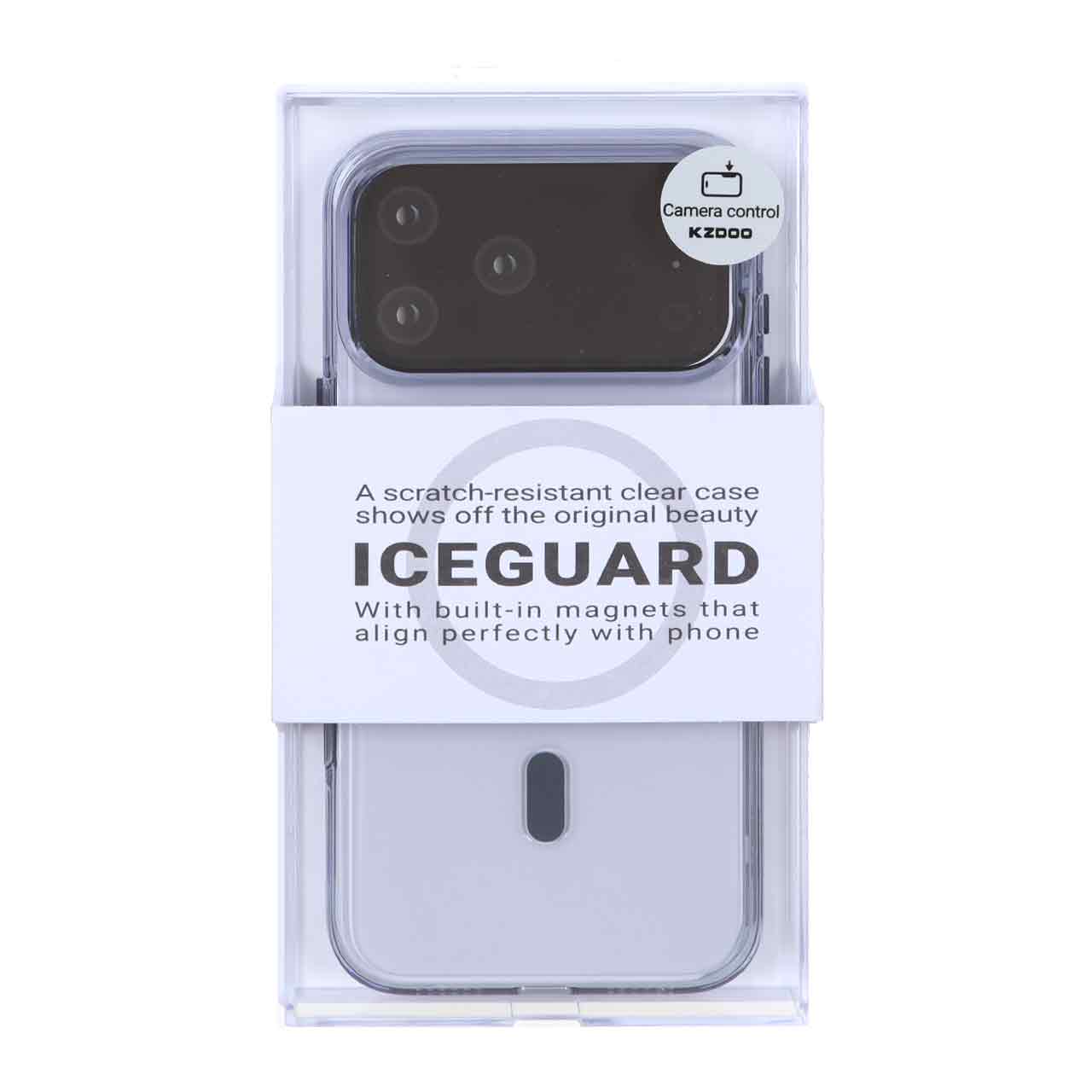 قاب مگ‌سیف KDoo ICEGUARD برای آیفون 17 پرو مکس آبی