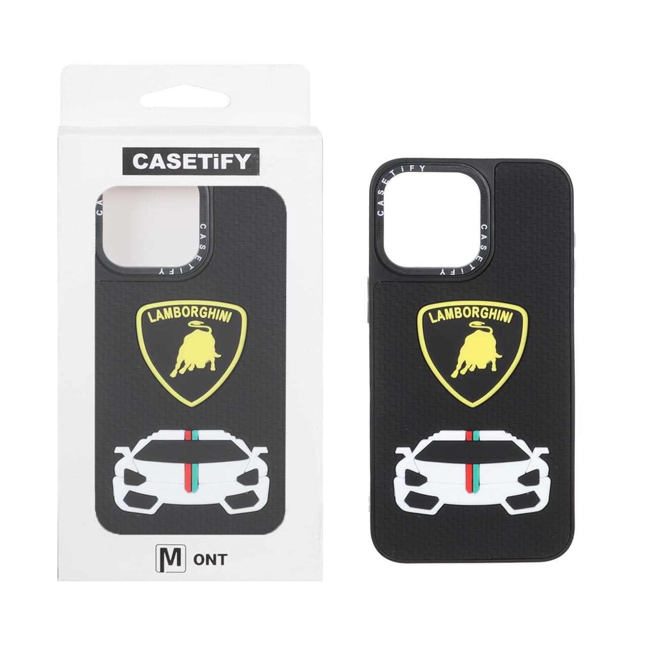 قاب طرح برجسته لامبورگینی Casetify مناسب برای آیفون 15 پرو مکس