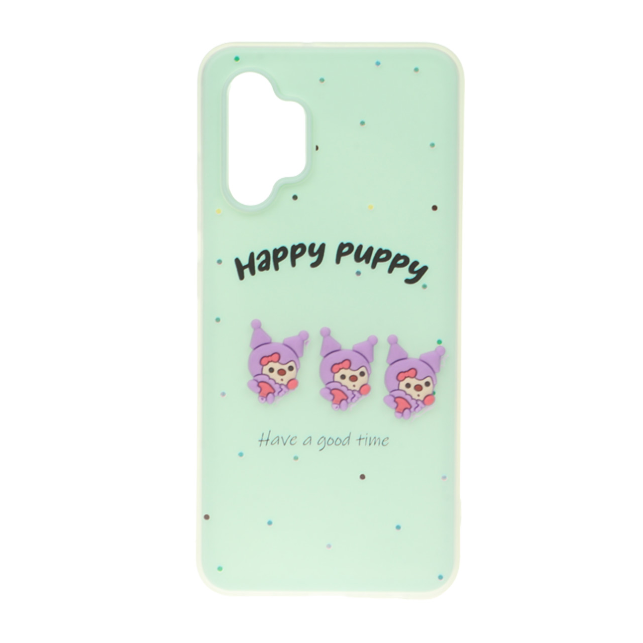 قاب طرح Happy Puppy عروسکی برجسته دو لایه مناسب برای سامسونگ گلکسی آ۳۲ 4G
