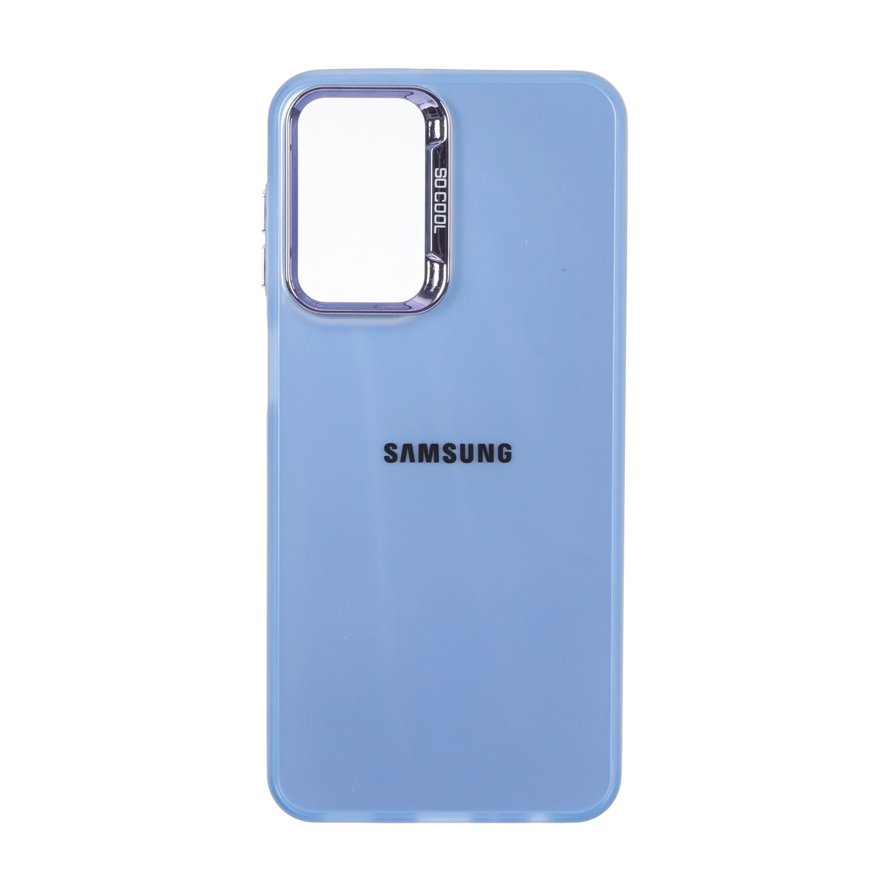 قاب SO COOL لنز متال لوگودار Samsung Galaxy A23 - آبی