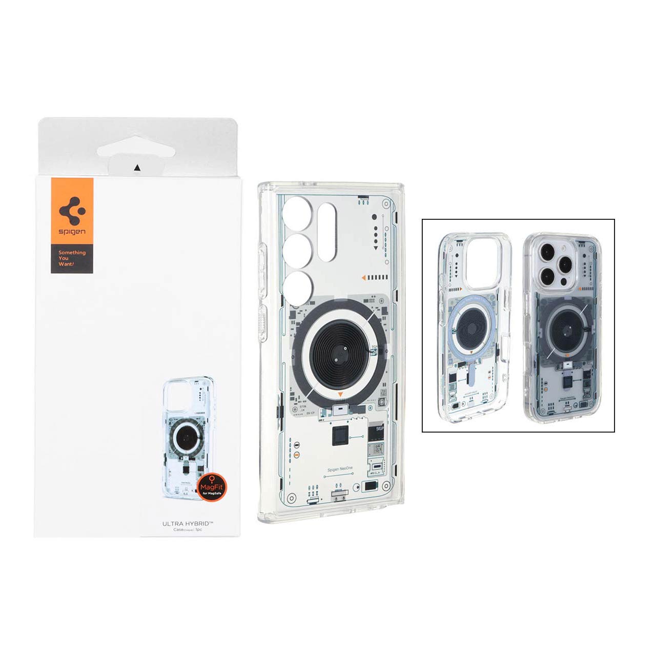 قاب Spigen Neo One مگ سیف طرح مدار چاپی مناسب برای سامسونگ گلکسی اس 24 اولترا