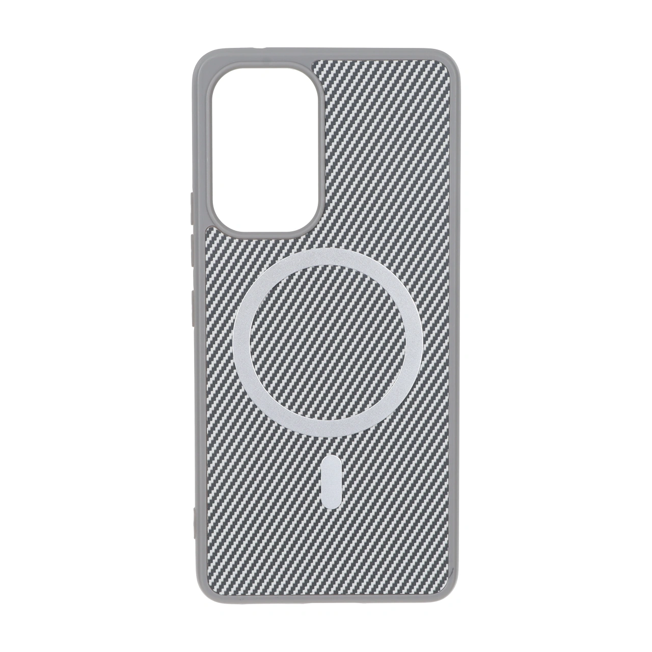 قاب هاشور MagSafe فلزی Samsung Galaxy A53 - طوسی