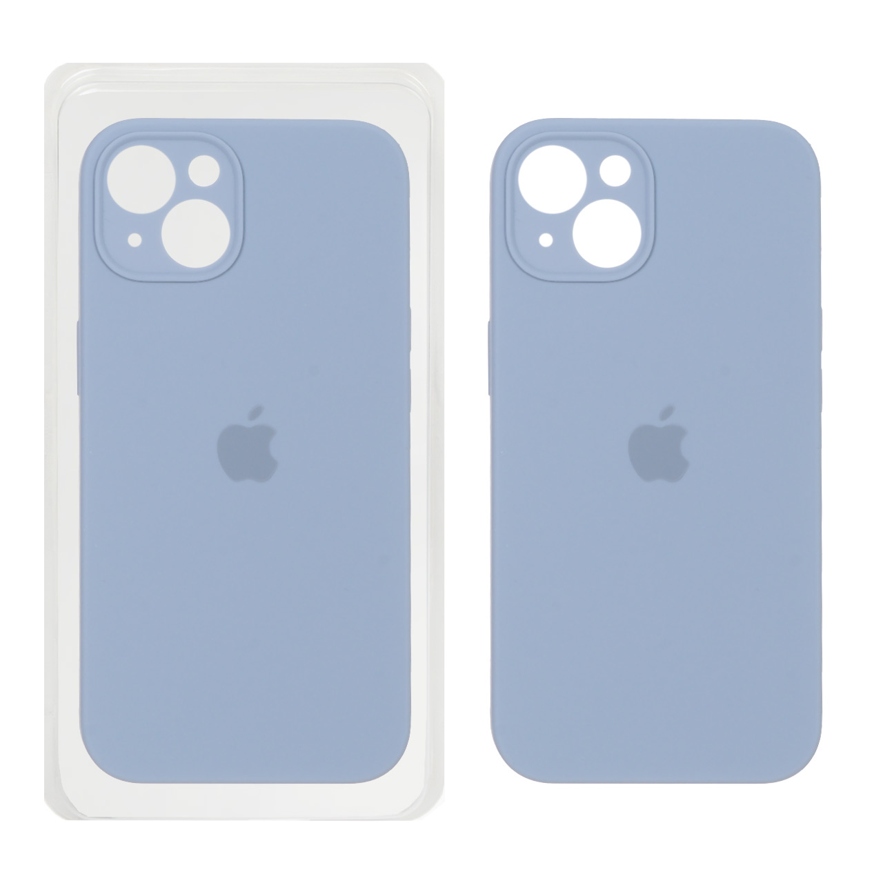 قاب سیلیکونی پاک کنی محافظ لنزدار اورجینال Apple iPhone 13 / iPhone 14 - فیلی (پک اصلی)
