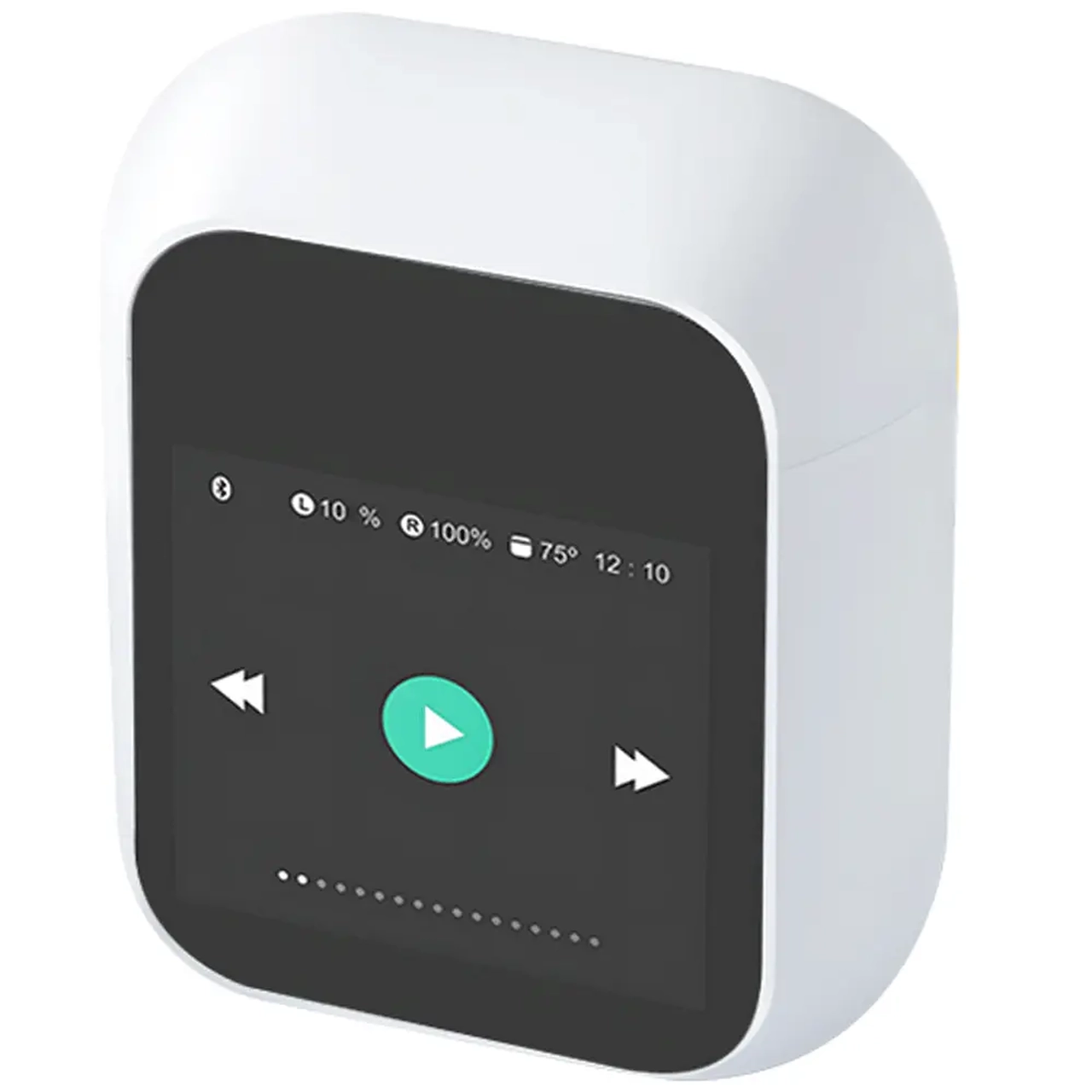 ایرفون بی سیم Wiwu مدل Airbuds T24 سفید با صفحه نمایش LED و گارانتی شرکتی