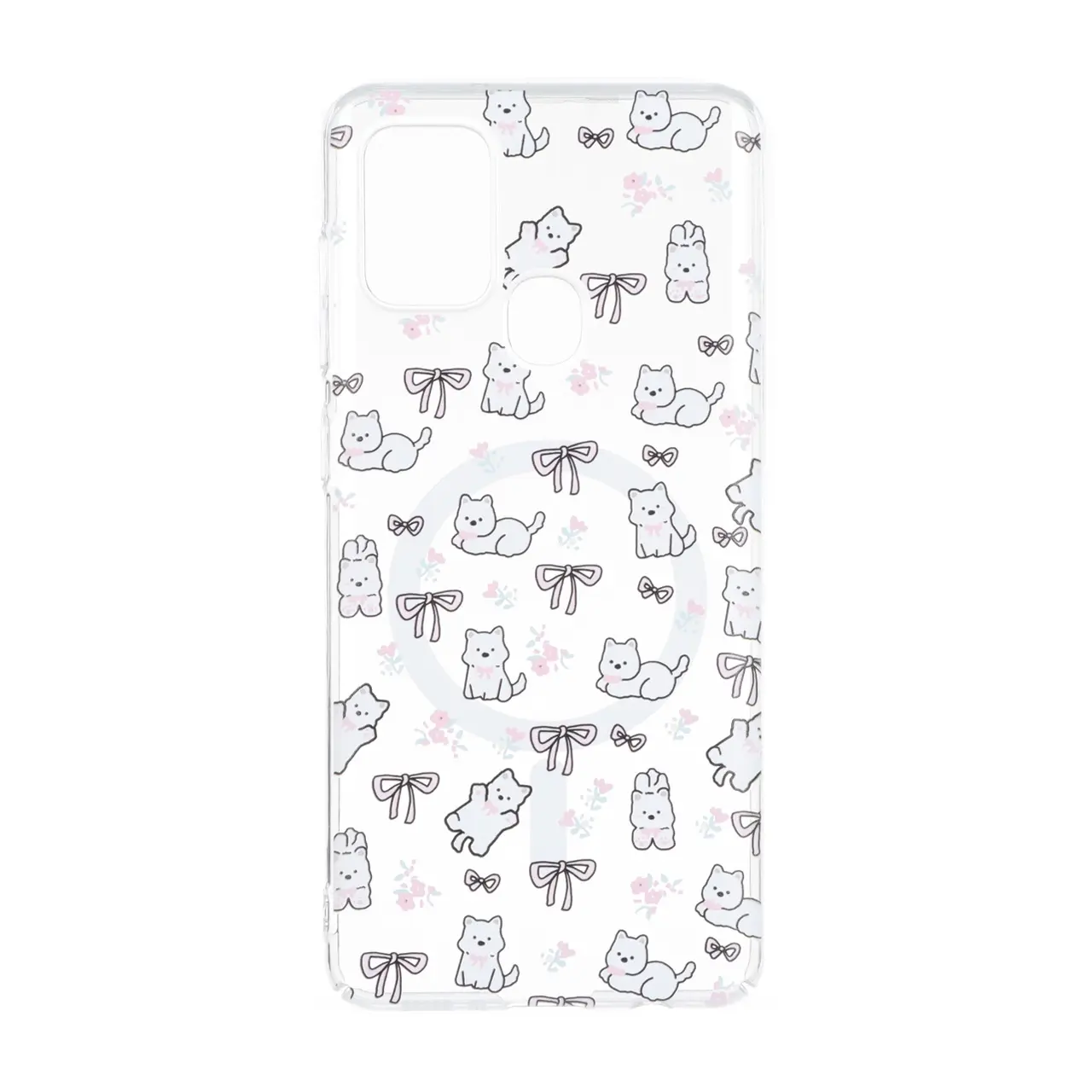 قاب Cute کریستالی طرح مگ سیف Samsung Galaxy A21s - کد 216