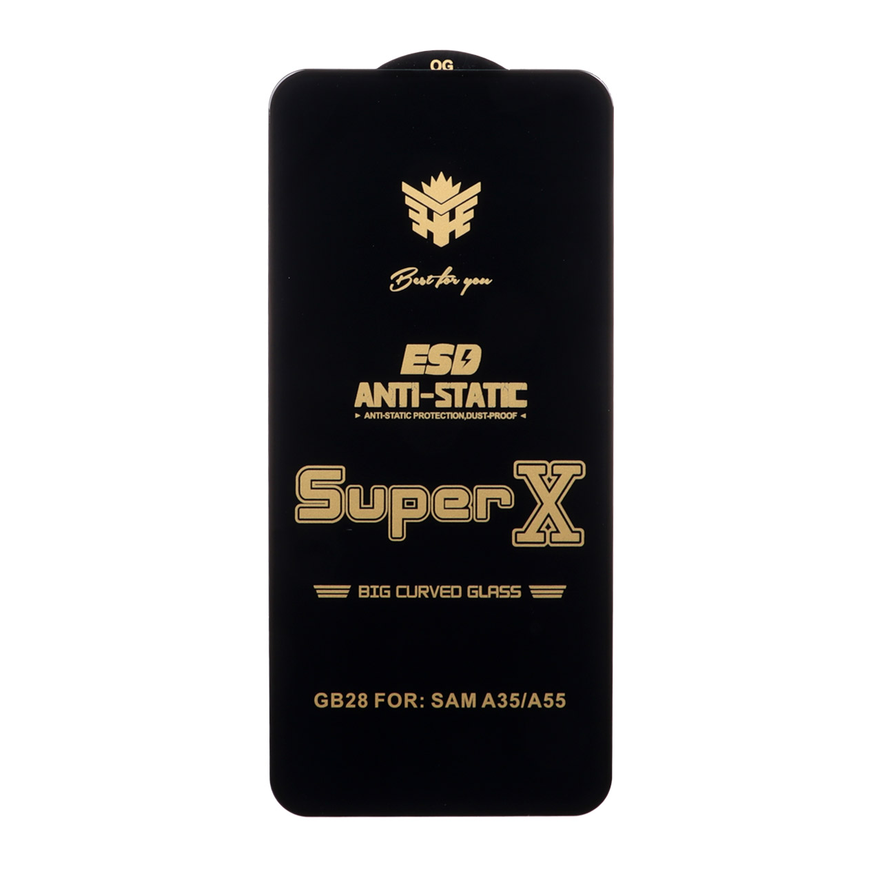محافظ صفحه نمایش فول کاور آنتی استاتیک Super X مناسب برای سامسونگ گلکسی S25 FE، S24 FE، A57، A37، A56، A36