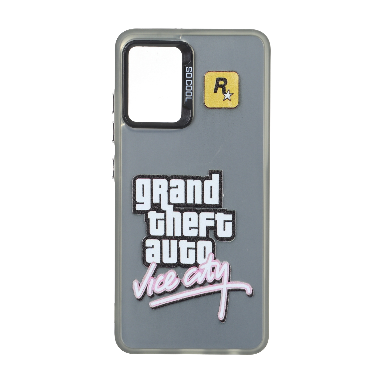 قاب طرح Grand Theft Auto Vice City دکمه کروم بلک لنز SO COOL مناسب برای سامسونگ گلکسی A32 4G