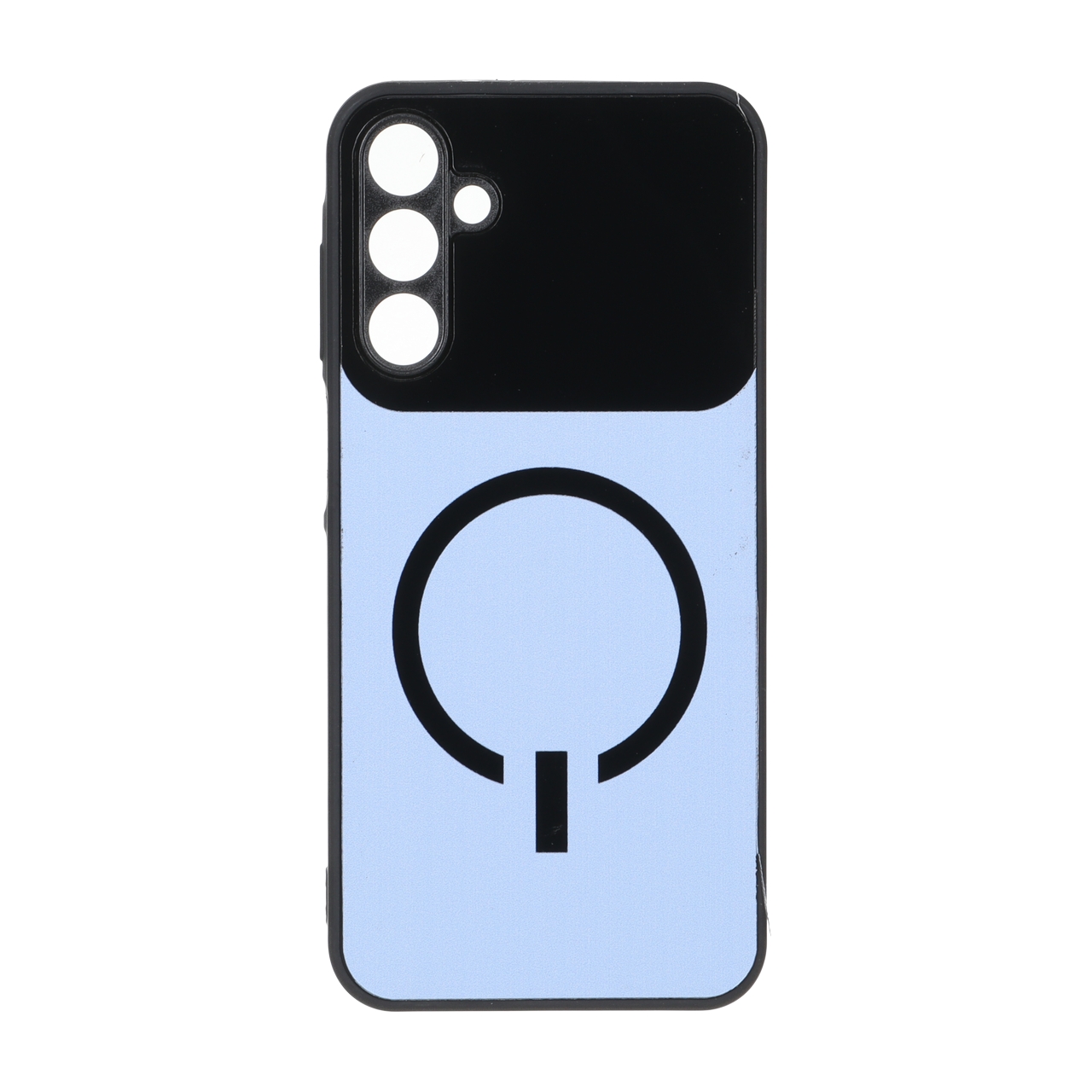 قاب آبی طرح مگ سیف براق دور لنز Black مناسب برای سامسونگ گلکسی A15