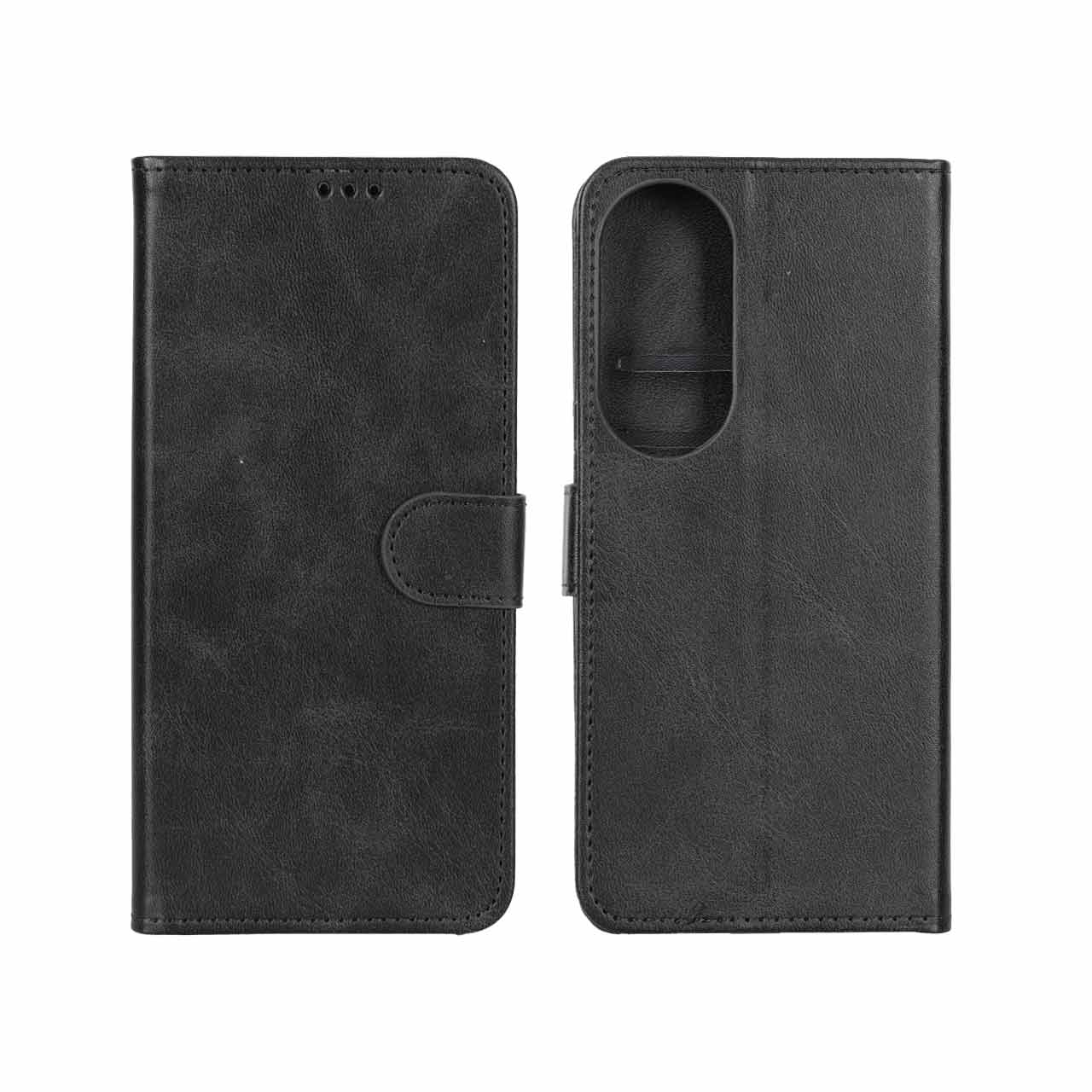 کیف چرمی مگنتی مشکی مناسب برای Honor X7b