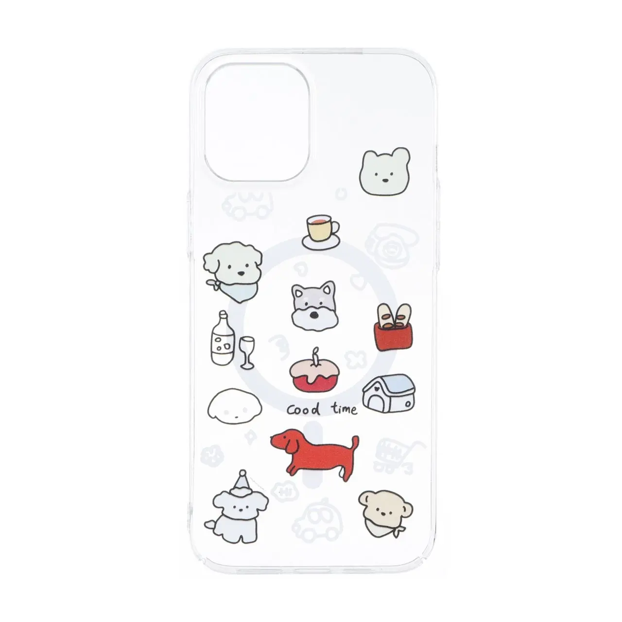 قاب Cute کریستالی طرح مگ سیف Apple iPhone 12 Pro Max - کد 573