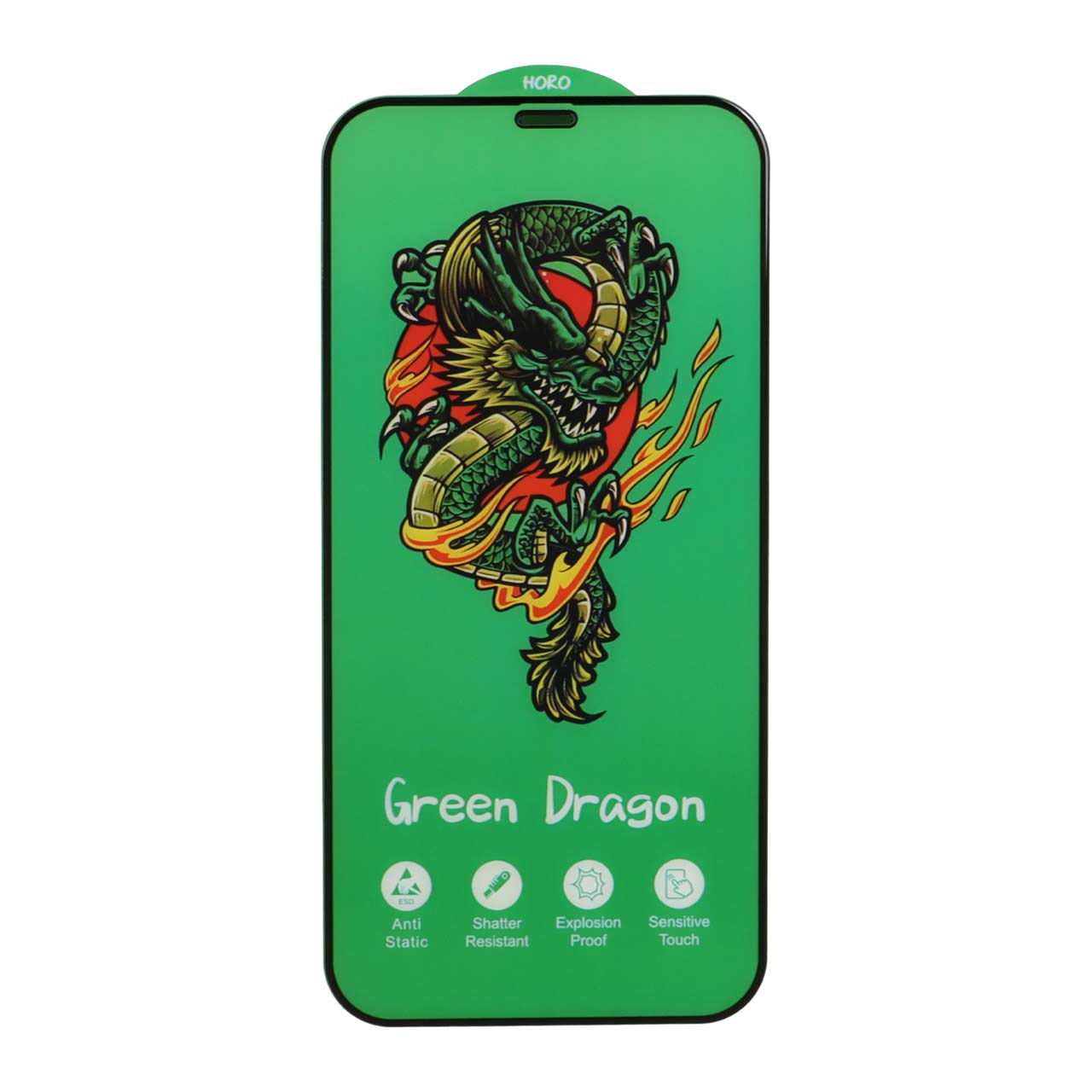 محافظ صفحه نمایش شیشه ای Full Cover Anti Static Horo مدل Apple iPhone 12 pro max