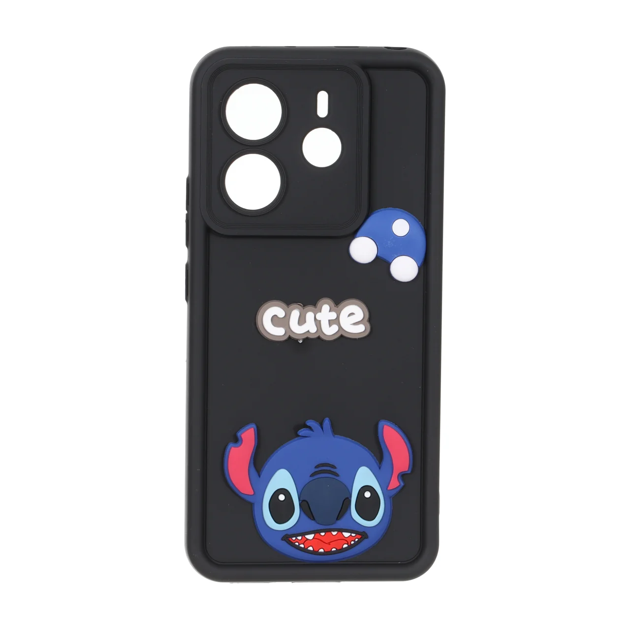 قاب طرح عروسک استیچ Cute برجسته محافظ لنز مناسب برای شیائومی ردمی نوت 14 4G