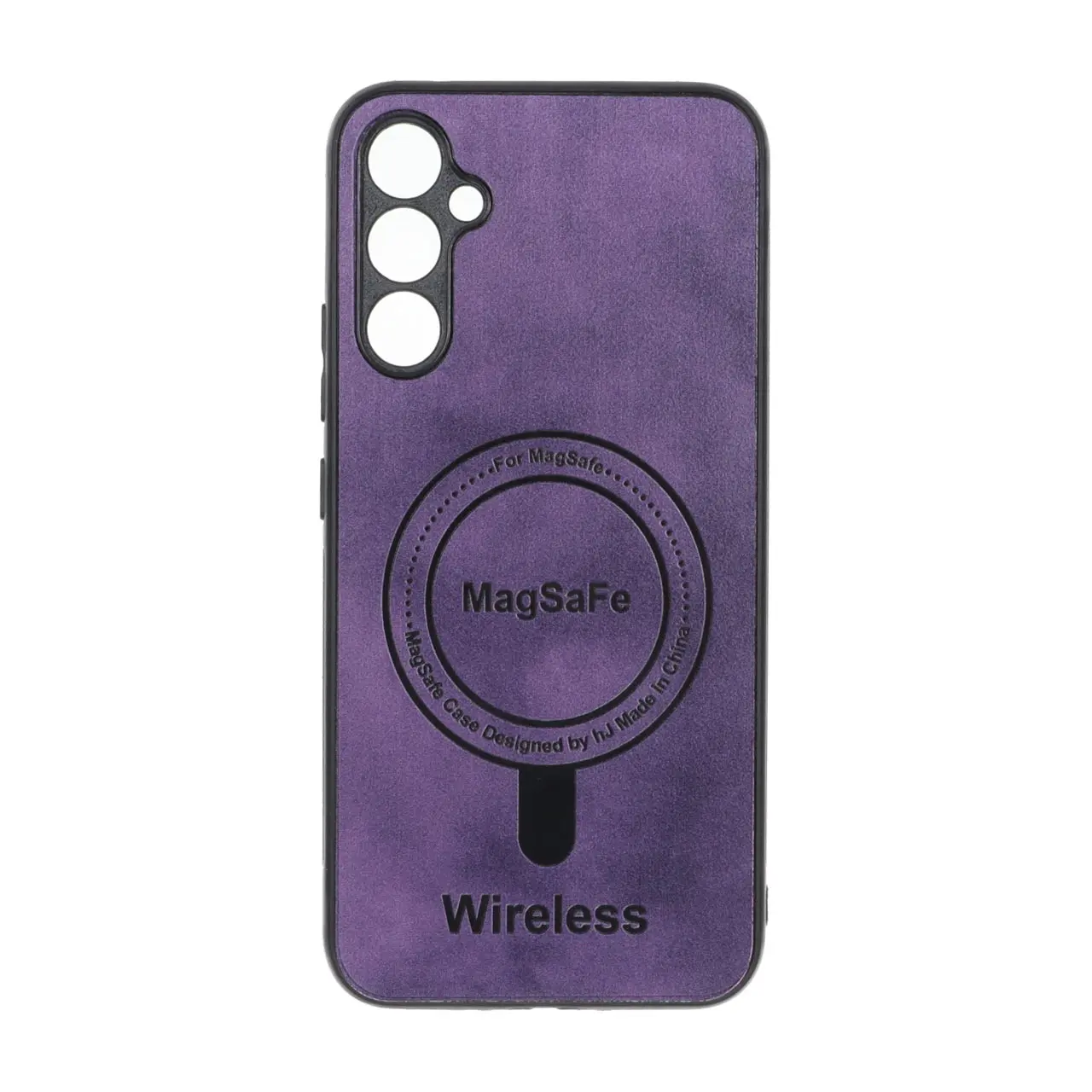 قاب Wireless طرح مگ سیف محافظ لنز برجسته بنفش مناسب برای سامسونگ گلکسی آ۳۴