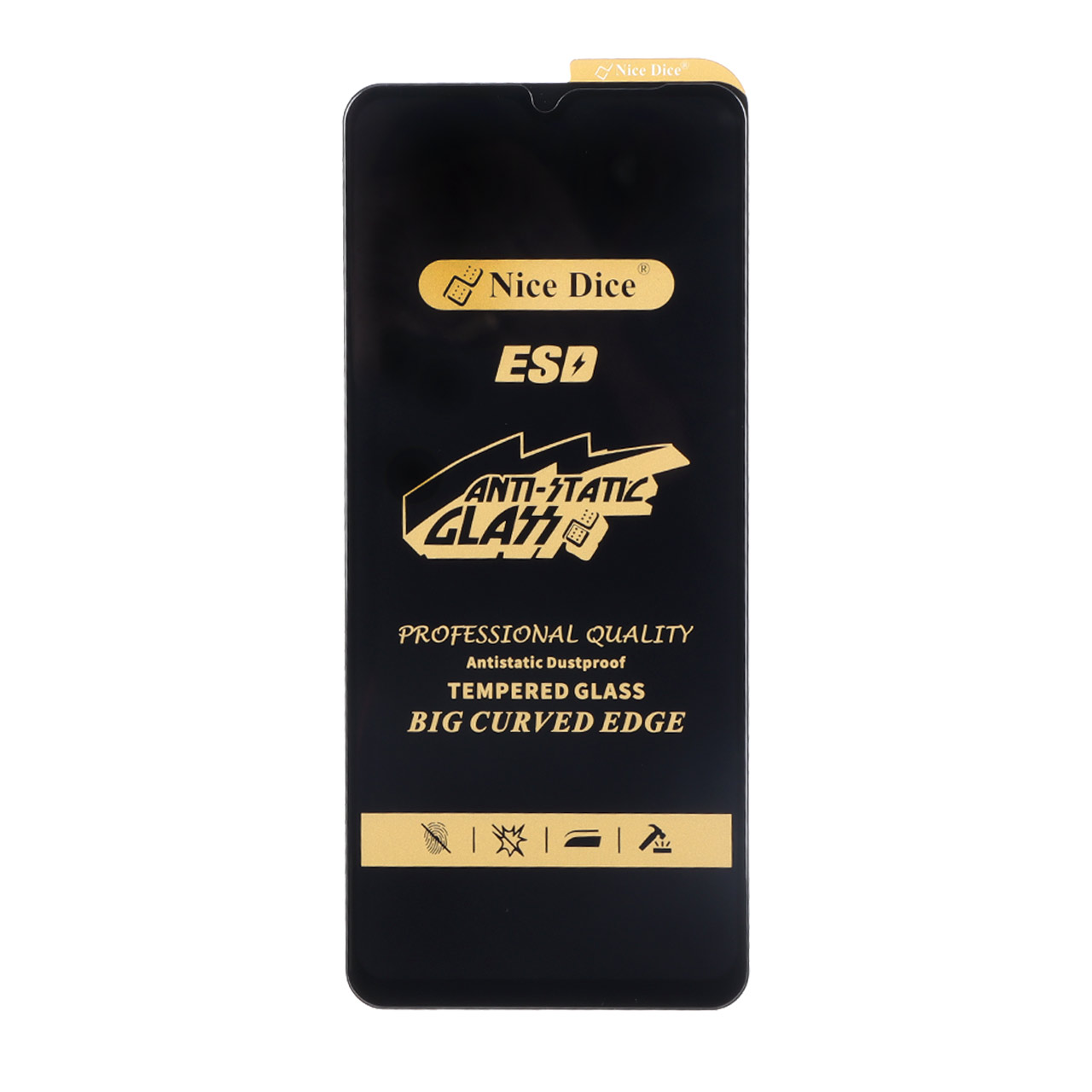 محافظ صفحه نمایش شیشه‌ای فول کاور ESD Anti Static نایس دایس مناسب برای شیائومی ردمی A3 / A3x / ردمی 10C / ردمی 12C / ردمی 11A / ردمی 10 پاور / پوکو C40 / پوکو C55 / C61
