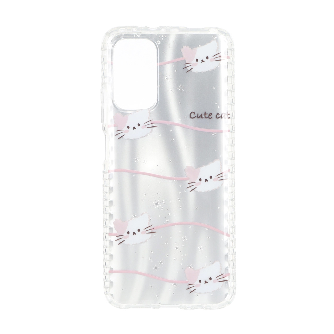 قاب مات ستاره ای دور ژله ای شفاف Xiaomi Poco M3 / Redmi 9T 4G - طرح 363