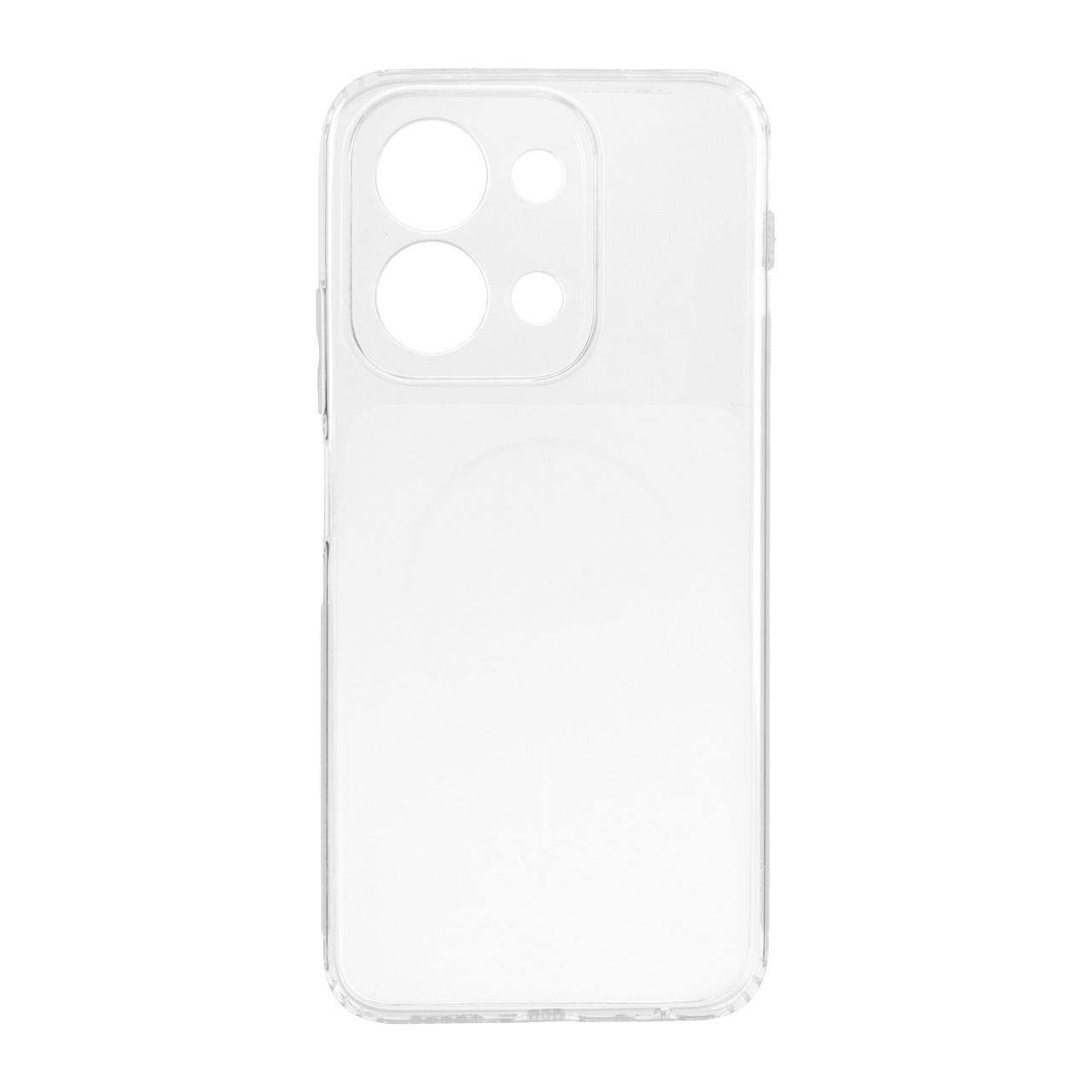 قاب طرح مگ سیف ژله ای شفاف مناسب برای شیائومی ردمی ۱۵ سی و پوکو سی ۸۵