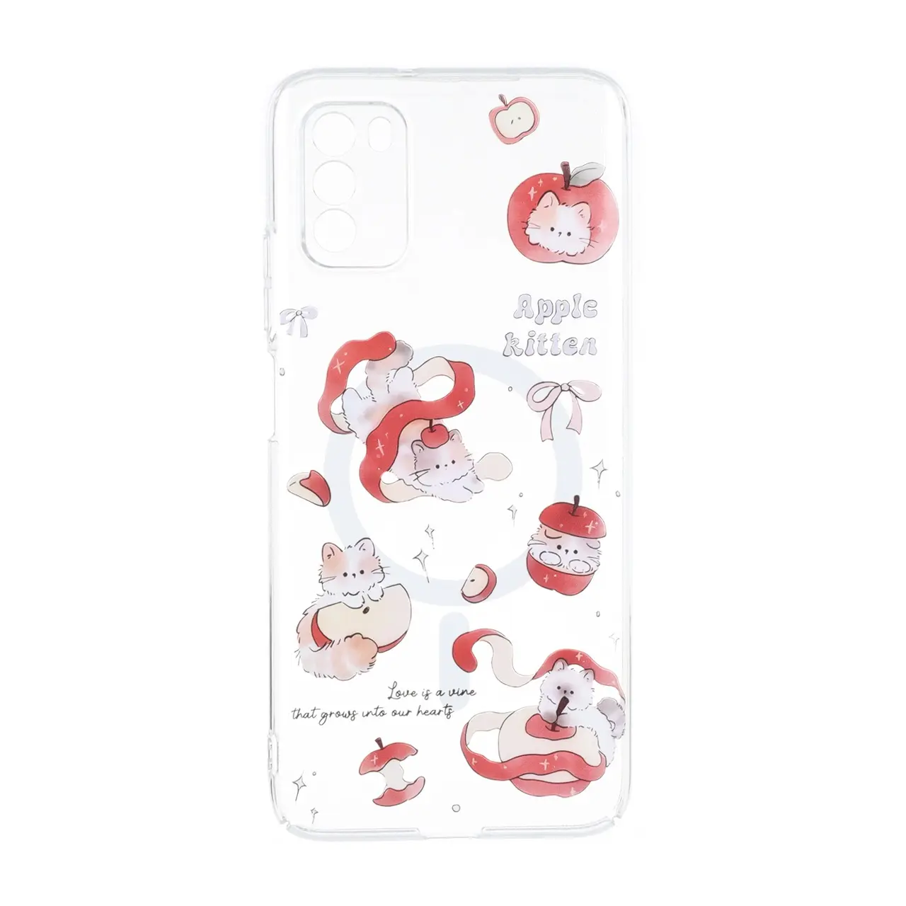 قاب Cute کریستالی طرح مگ سیف محافظ لنزدار Xiaomi Poco M3 - کد 31