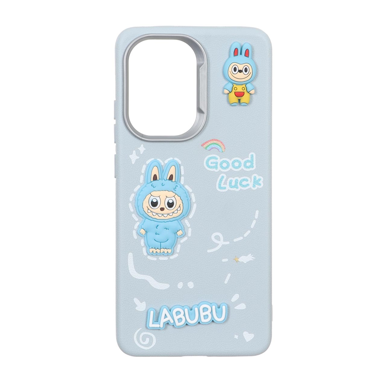 قاب طرح Labubu لنز سیلور Texture مناسب برای شیائومی پوکو ایکس 7 پرو