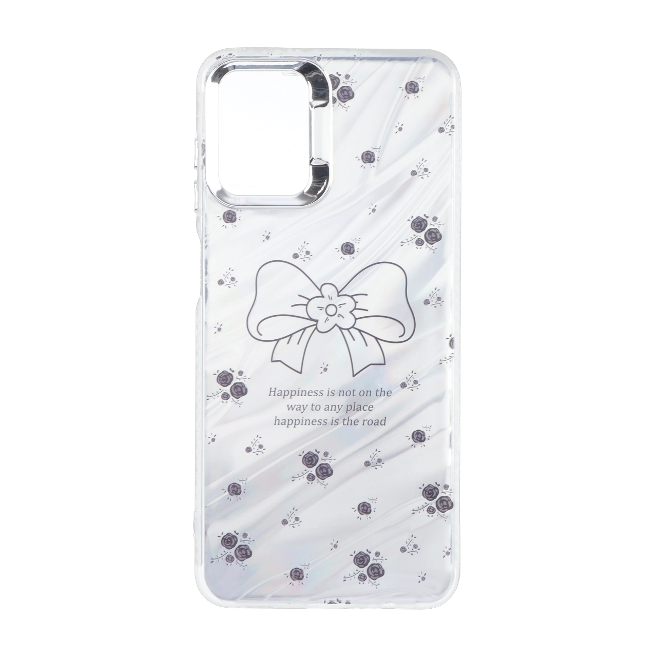 قاب Pucker هفت رنگ دور ژله ای مات لنز کروم Samsung Galaxy A12 / M12 / F12 - طرح 87