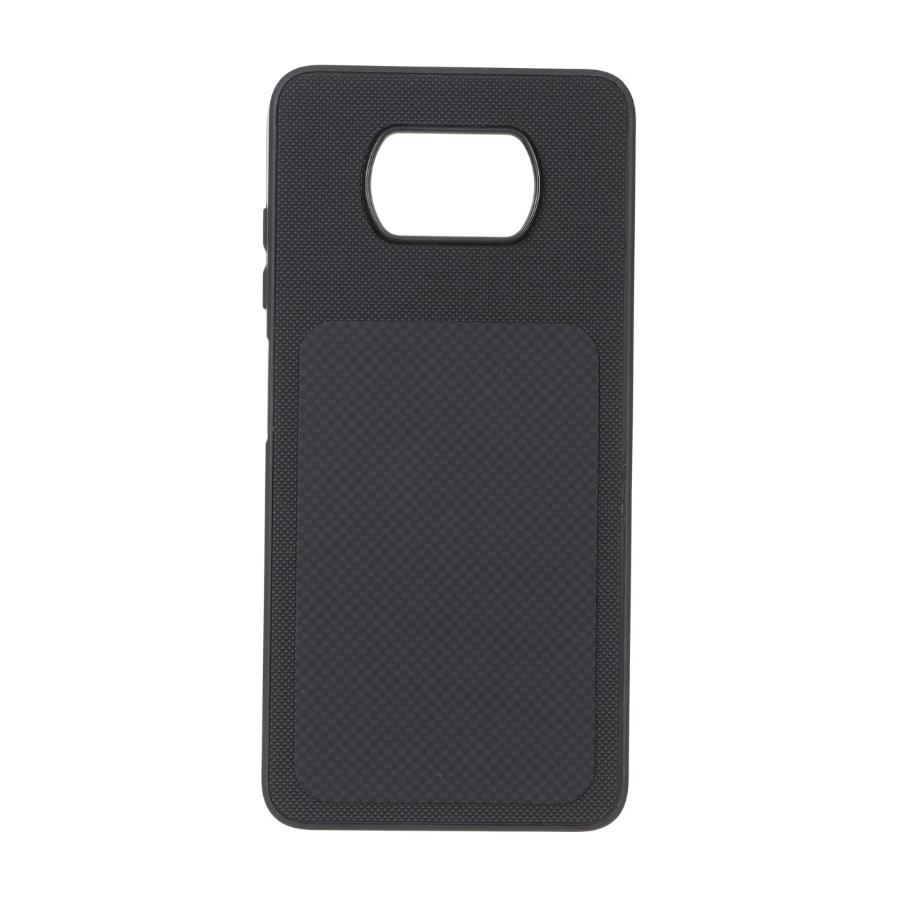 قاب طرح سوزنی مستطیل شطرنجی مشکی مناسب برای شیائومی پوکو X3، پوکو X3 پرو و پوکو X3 NFC