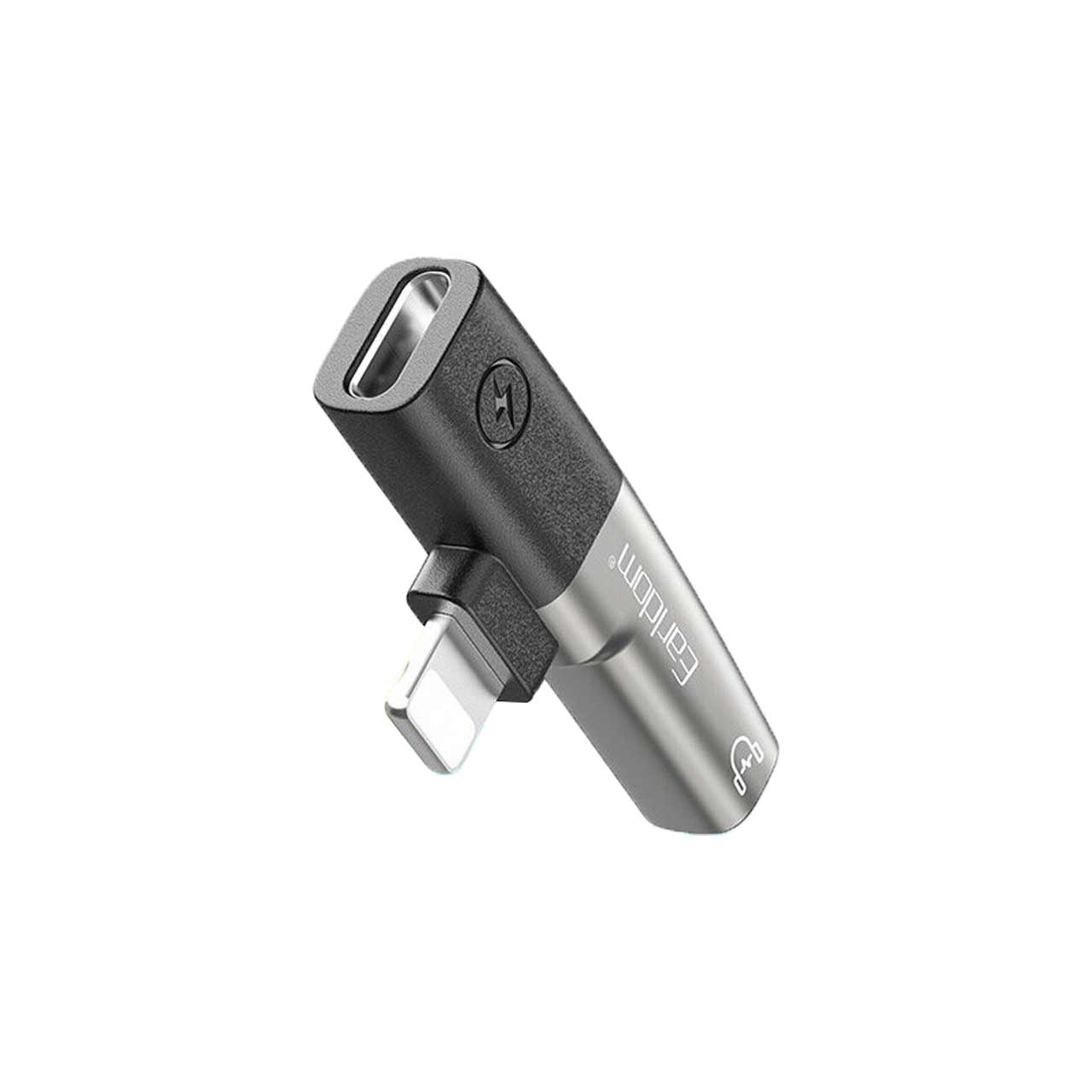 تبدیل 2 به 1 Earldom Type-C و AUX به Lightning مدل OT107L خاکستری
