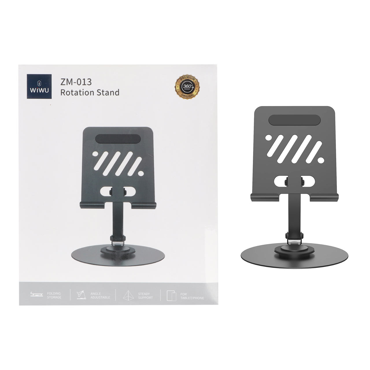 هولدر رومیزی گوشی موبایل Wiwu مدل ZM-013 - خاکستری