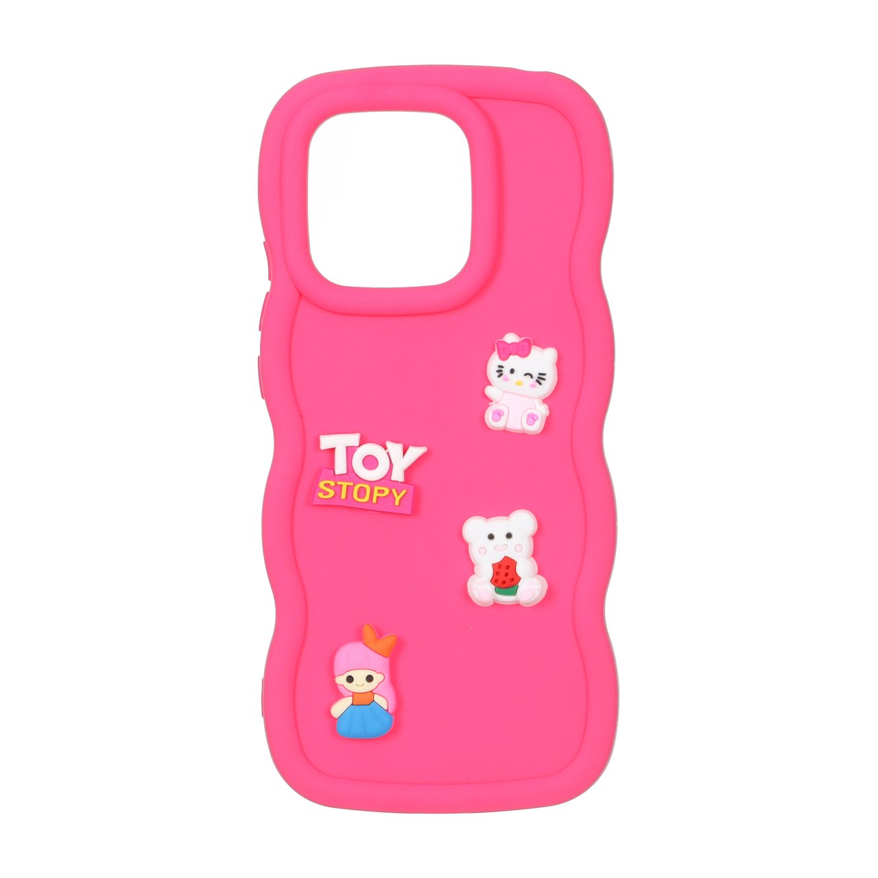 قاب کنگره ای عروسک خمیری برجسته طرح Toy Story و Hello Kitty و خرس هندوانه ای مناسب برای شیائومی ردمی 10 سی / ردمی 10 پاور / پوکو سی 40