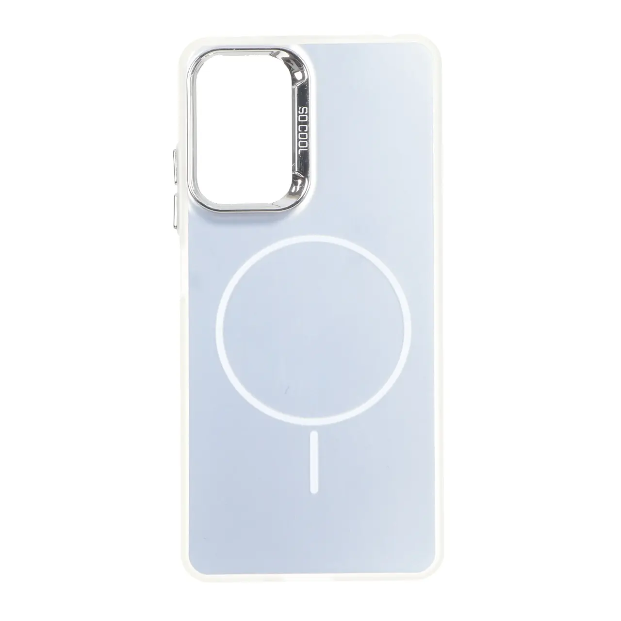 قاب SO COOL طرح مگ سیف Slim مدل Xiaomi Redmi Note 12 Pro 4G / Redmi Note 11 Pro - نقره ای