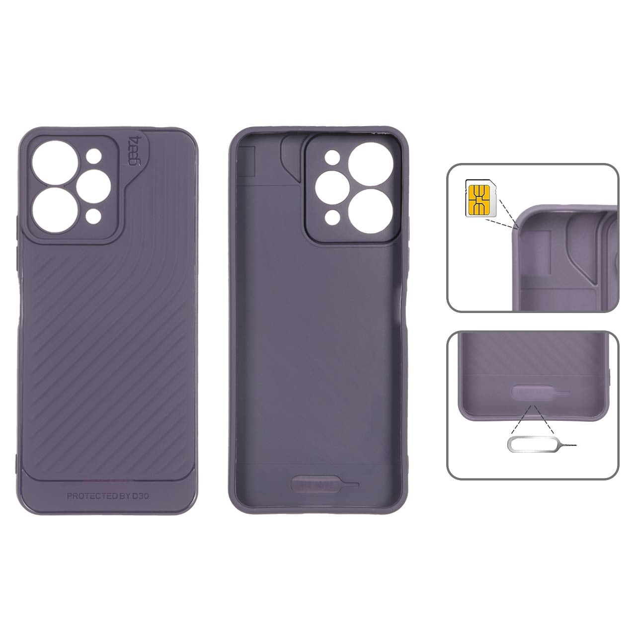 قاب طرح کبریتی Gear4 مناسب برای شیائومی ردمی ۱۲ و پوکو ام ۶ پرو 5G