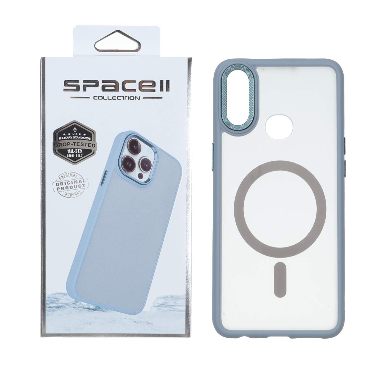 قاب مگ سیف Space مات لنز کربن فیلی مناسب برای سامسونگ گلکسی A10s