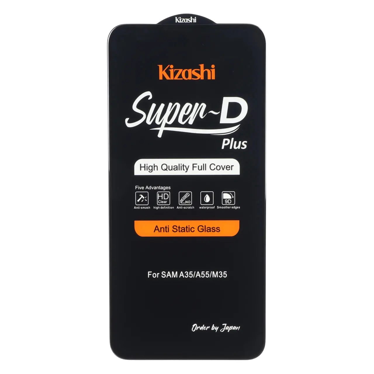 محافظ صفحه نمایش شیشه ای فول کاور Kizashi SuperD Plus مناسب برای سامسونگ گلکسی A35 / A55