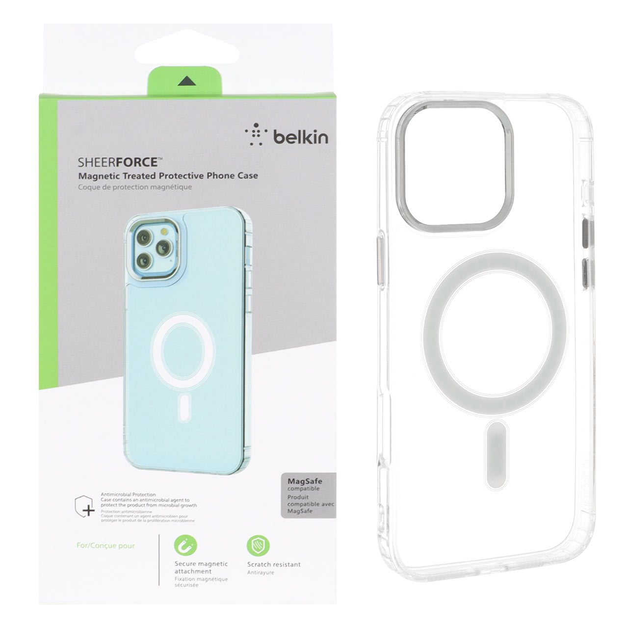قاب شفاف مگ‌سیف Belkin SheerForce مناسب برای آیفون ۱۶ پرو مکس