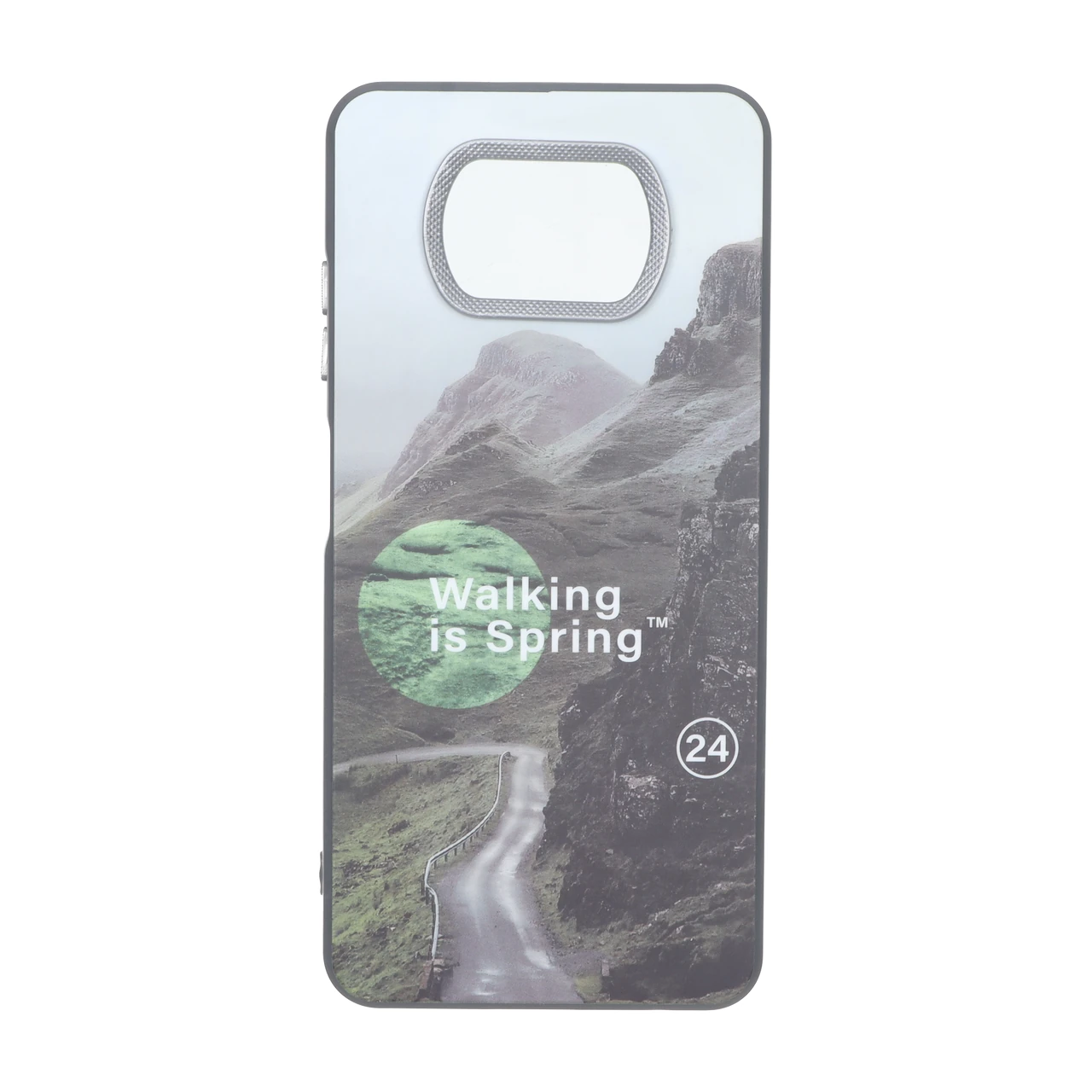 قاب لنز کربن مات طرح Walking is Spring مناسب برای Xiaomi Poco X3 / Poco X3 Pro / Poco X3 NFC